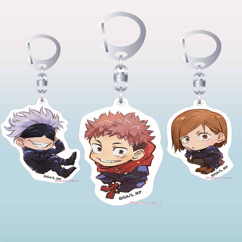 Gojo Anime Merchandise - Akrylowy breloczek z motywem anime Jjk
