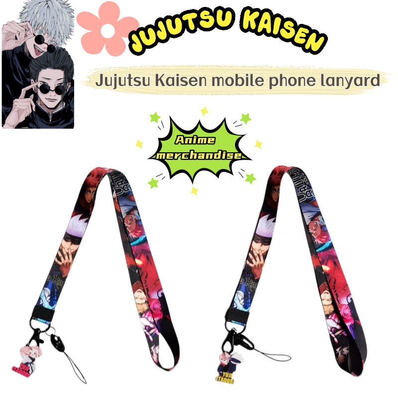 Gojo Anime Merchandise - Personalizowane, kreatywne smycze do telefonu z